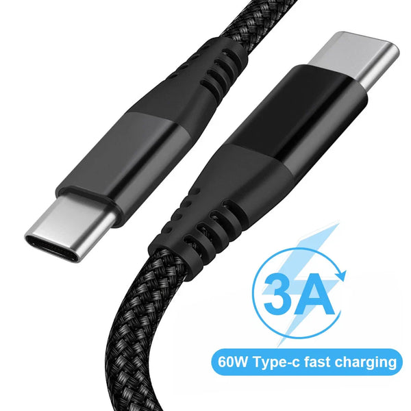 Braided USB C Type-C Fast Charging Data SYNC Charger Cable Cord 3/6/10FT Lot